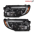 Set of 2 LED Headlights for Honda Ridgeline/Passport (2022–2025) Black