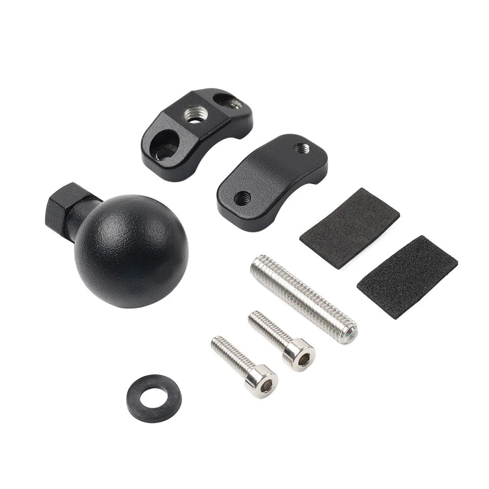 Universal Motorcycle GPS Phone Holder Bracket Clamp Stand Steel