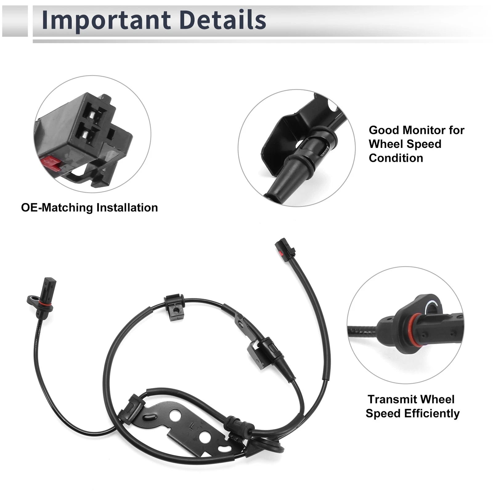 ABS Wheel Speed Sensor No. 59910A6350 for Hyundai I30 (2013–2015)