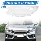 Car Front Left Headlight Lens Cover for Honda CRV (2015-2016)