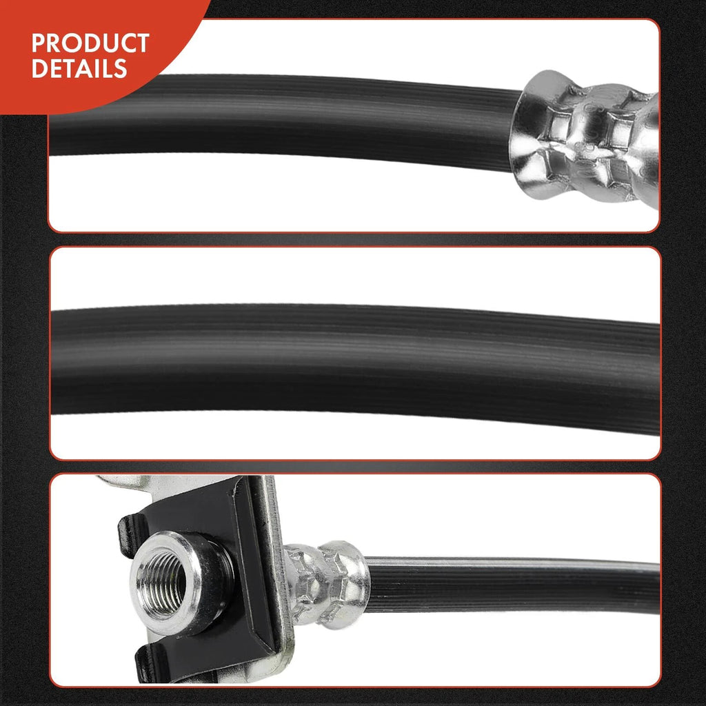 Rear Left Brake Hydraulic Hose for Hyundai Accent (2018–2022) Kia Rio (2018–2023)