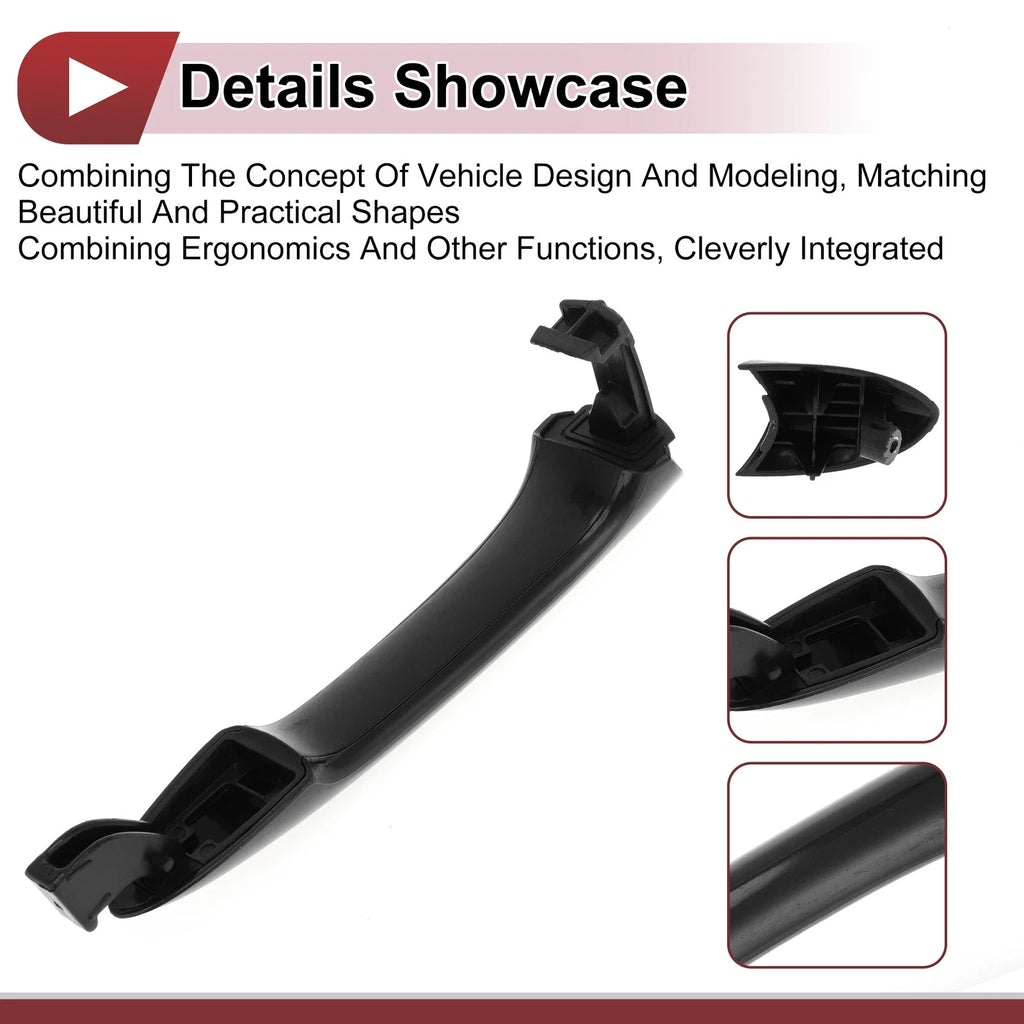 Car Door Handle Grip for Hyundai Sonata (2011–2014) Front Right No. 826523S020 Black