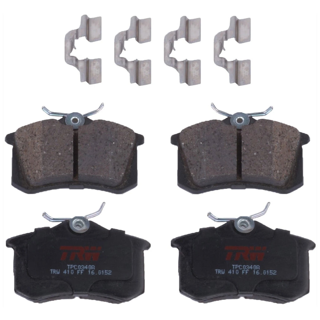 Set of 2 Brake Disc and Pad Kits for VW Passat Audi