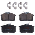Set of 2 Brake Disc and Pad Kits for VW Passat Audi
