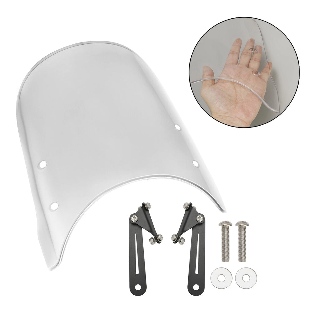 Windshield Windscreen for Moto Guzzi V7 Classic (2016–2023) V9 Bobber (2018–2023)