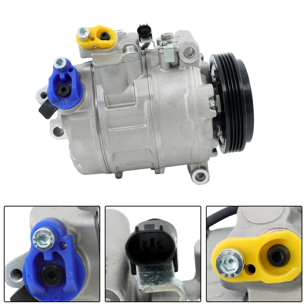 AC Compressor for BMW E60 E63 E64 E65 E66 550i 650i 750i 750Li 760Li (2004–2010)