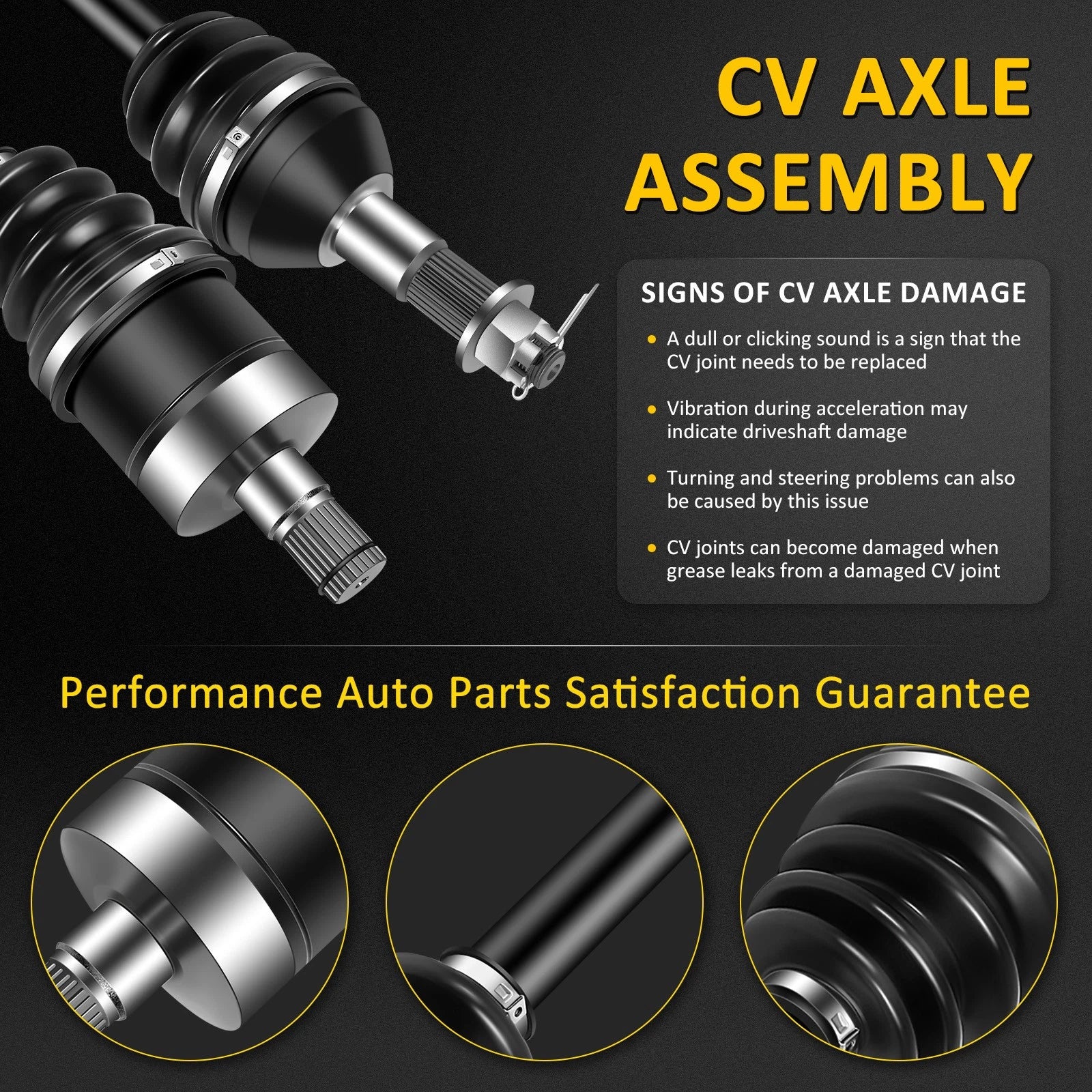 CV Axle for Can-Am Renegade 800R Outlander 500 650 800R