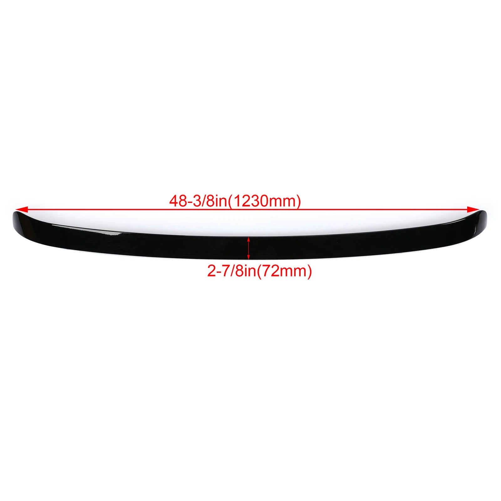 Glossy Black Rear Window Roof Spoiler for Toyota Camry (2018–2024)