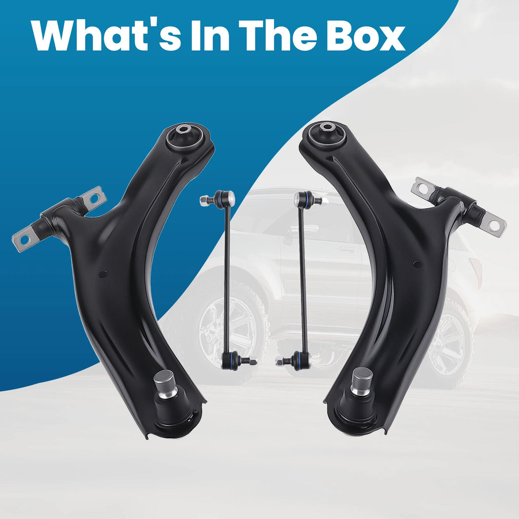 Front Lower Control Arms w/ Ball Joint for Nissan Rogue (2008–2013)