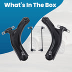 Front Lower Control Arms w/ Ball Joint for Nissan Rogue (2008–2013)