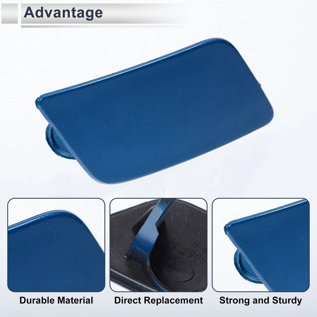 Bumper Headlight Washer Nozzle Cover Cap for BMW 335i GT (2011–2019) Blue