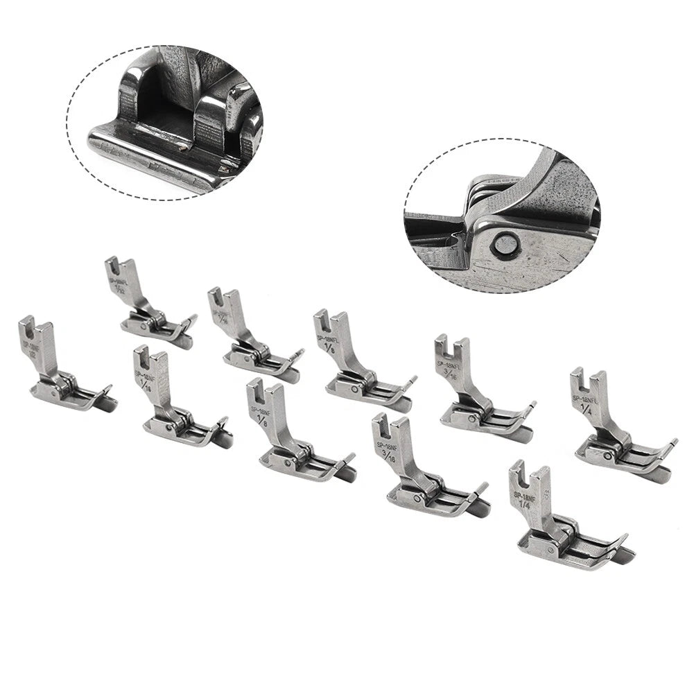 Set of 2 Guide Needle Presser Feet SP-18L/SP-18R for Juki DLN-5410+