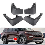 4pcs Front & Rear Mud Flaps Splash Guards for Ford Explorer (2020-2025)