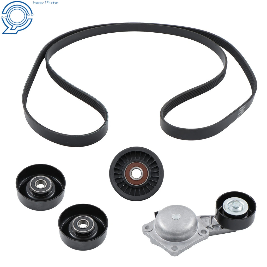 Belt Tensioner and Idler Pulley Kit for Ford F-150 Lincoln (2005–2014)