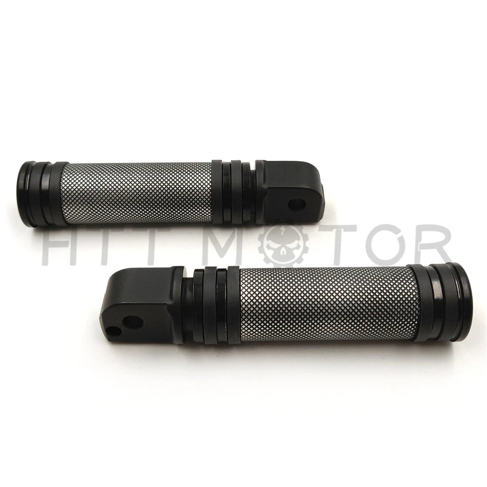 Diamond Black Footpegs for Harley Softail Slim FLSL Breakout FXBR (2018–2023)