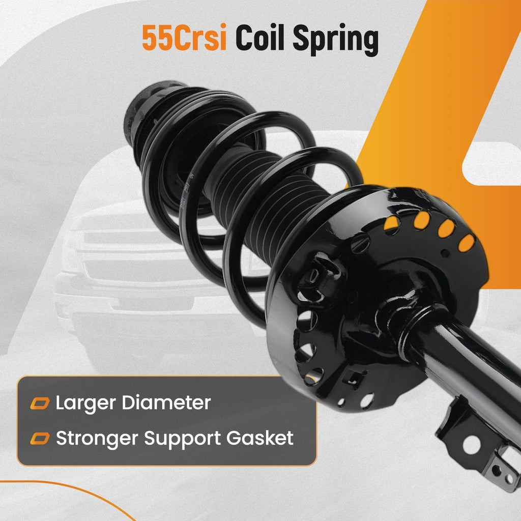 4x Complete Shocks Struts Coil Spring for Kia Soul (2010–2013)