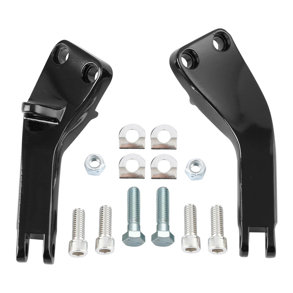 Passenger Foot Peg Mount Brackets for Harley Dyna Wide Glide Street Bob (2006–2017)