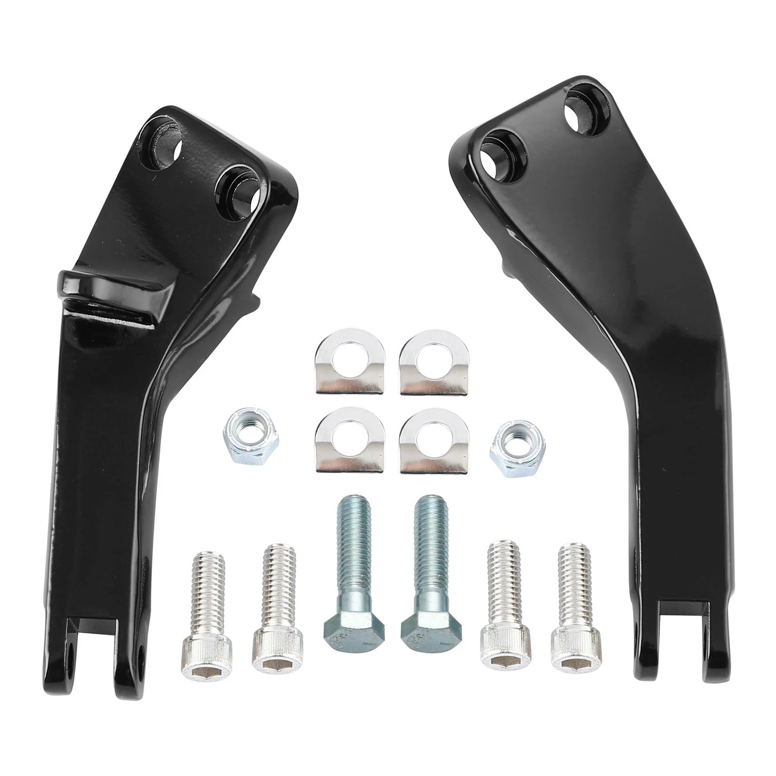 Passenger Foot Peg Mount Brackets for Harley Dyna Wide Glide Street Bob (2006–2017)