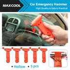 5x Emergency Safety Hammer Breaker Cutter Window Tool for Universal Use