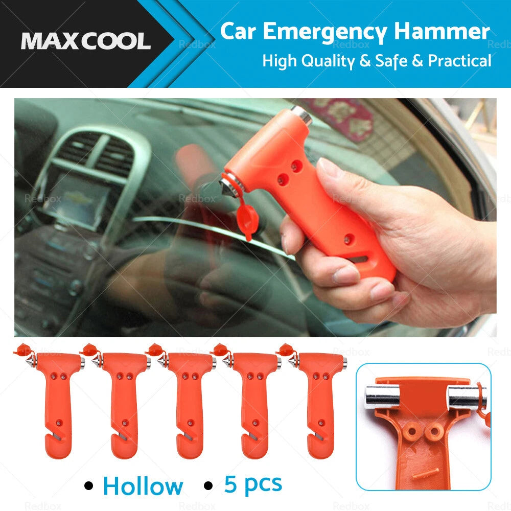 5x Emergency Safety Hammer Breaker Cutter Window Tool for Universal Use