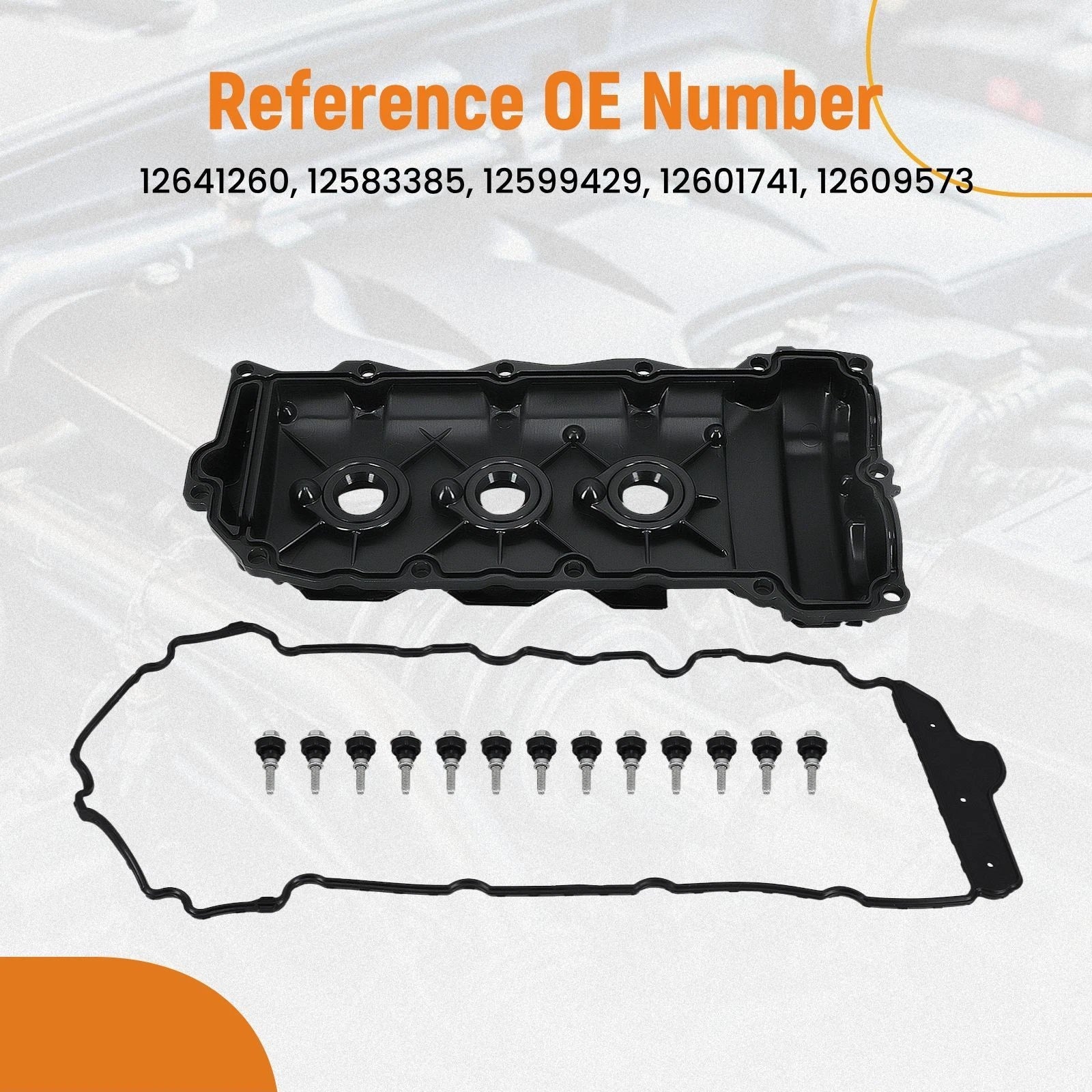 Right Side Valve Cover for Chevrolet Camaro Equinox 3.6L (2010-2017)