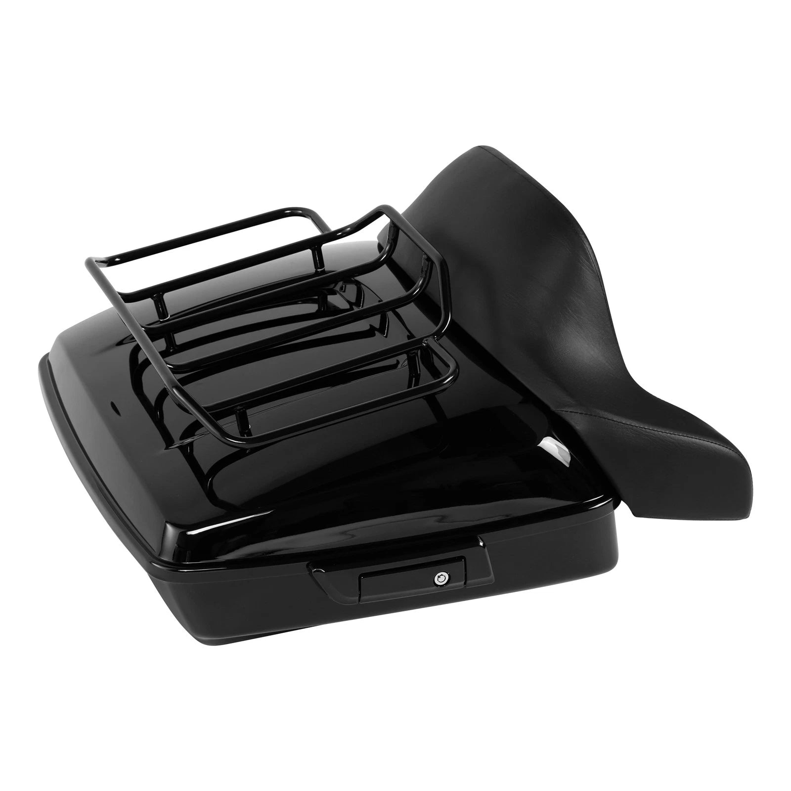 Chopped Trunk Backrest Luggage Mount Rack for Harley Touring FLHR (2014–2026)