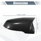 Pair Rearview Mirror Cover Cap Carbon Fiber for BMW X1 F48 F49 X2 F39