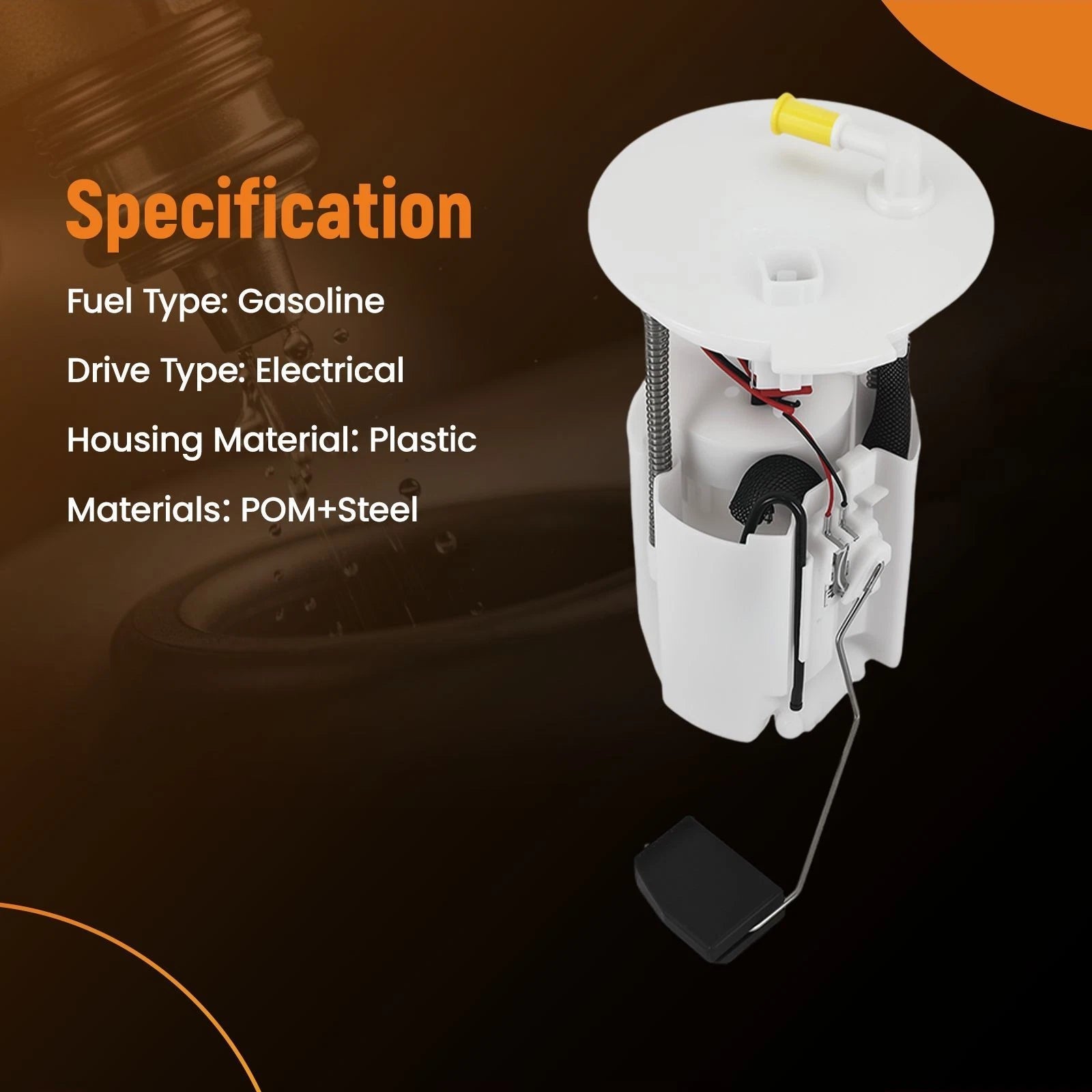 Fuel Pump Assembly Module FG2725 for Honda Accord L4 1.5L (2018–2022)