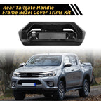 Carbon Fiber Rear Handle Frame Bezel Trim Kit for Toyota Tundra (2022–2024)