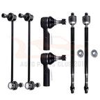Set of 6 Front Steering Sway Bar Tie Rods for Pontiac Vibe Matrix (2003–2008)