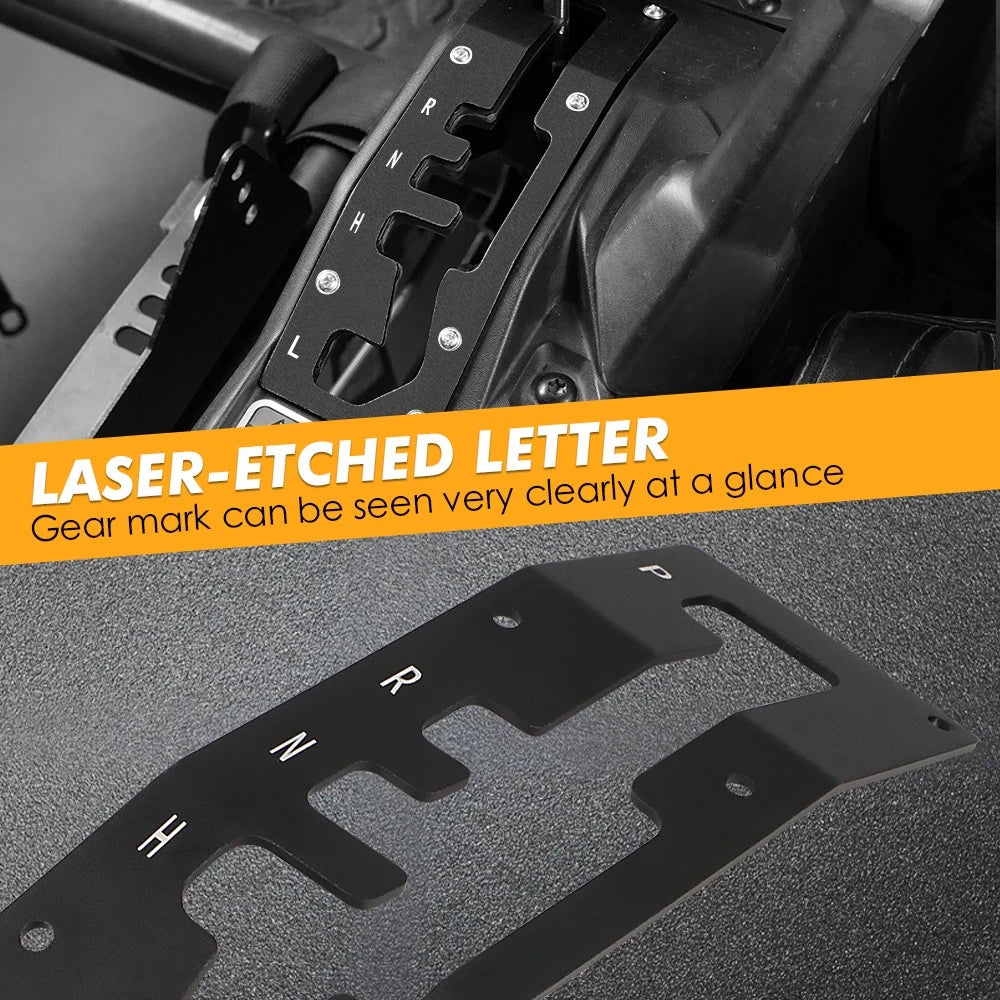 Shift Gate Plate & Knob for Can-Am Maverick X3 R RR (2017–2023)