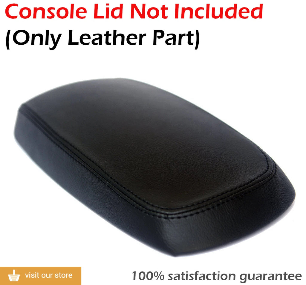 Center Console Armrest Cover for Hyundai Elantra (2011–2016) Black Leather