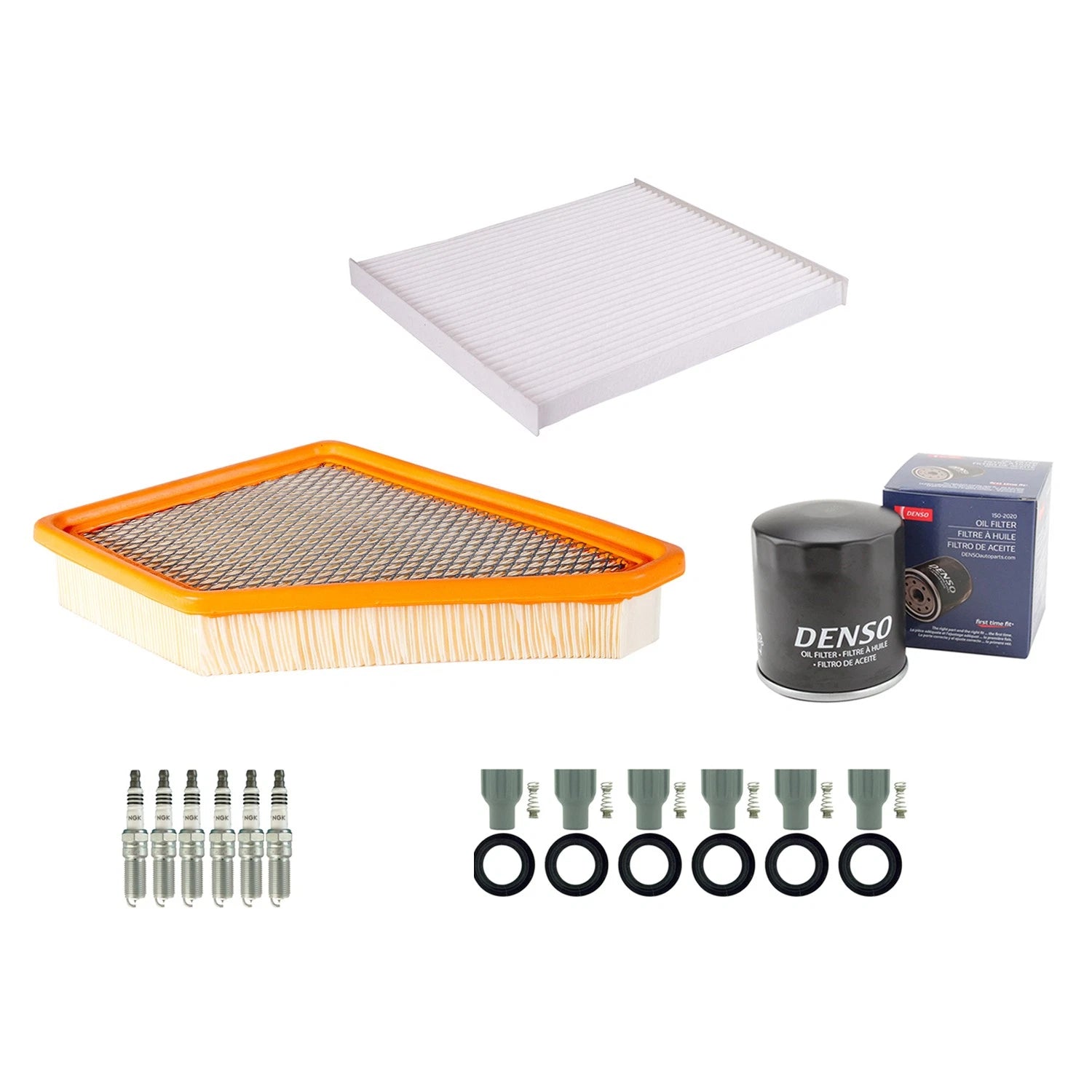 Tune Up Kit with 6 NGK Spark Plugs & Boots for Equinox Terrain (2005–2010)