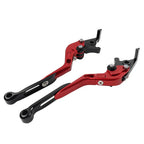 CNC Red Extendable Brake Clutch Levers for Kawasaki Z1000 ZX9R ZX6R (2003-2023)