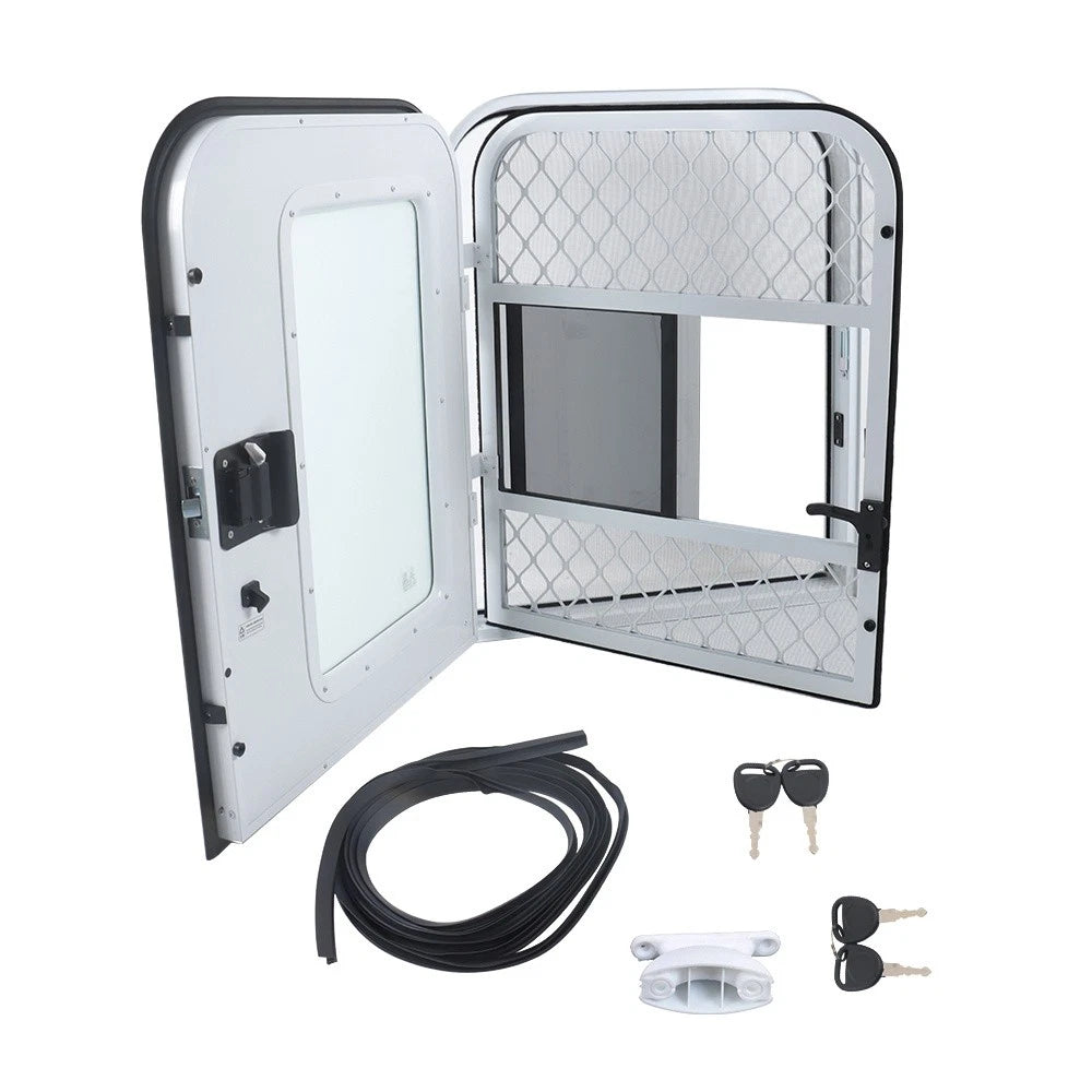 Entry Door for RV Camper Tear Drop Trailer (26" W x 32" H)
