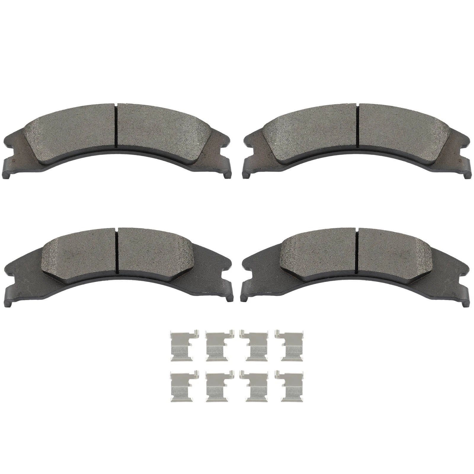 4X Rear Semi-Metallic Brake Pads for Ford E-150 E-250 E-350 Super Duty