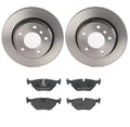 Brembo Rear Brake Kit for BMW E36 323i 328i (1992–1999) - Low-Met Pads, Disc Rotors