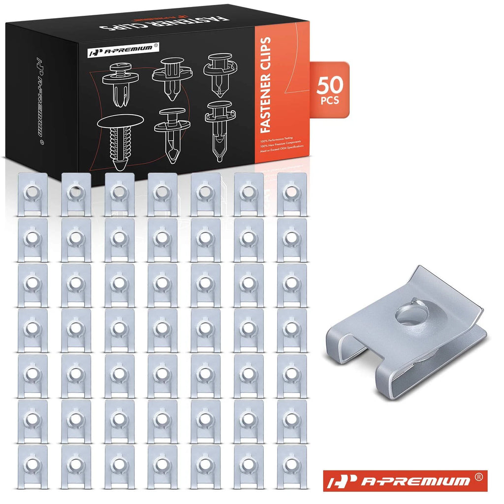 50x Bumper Cover U Type Nuts Clips for BMW 3 Series 
