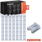 50x Bumper Cover U Type Nuts Clips for BMW 3 Series 
