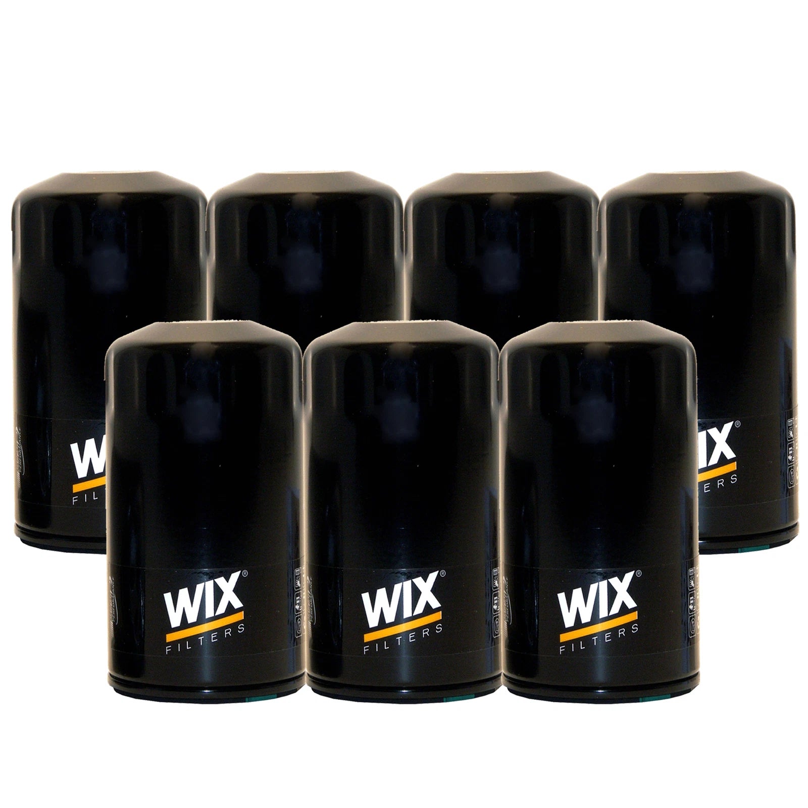Set of 7 Engine Oil Filters for Buick Cadillac Chevy GMC Pontiac (Wix)