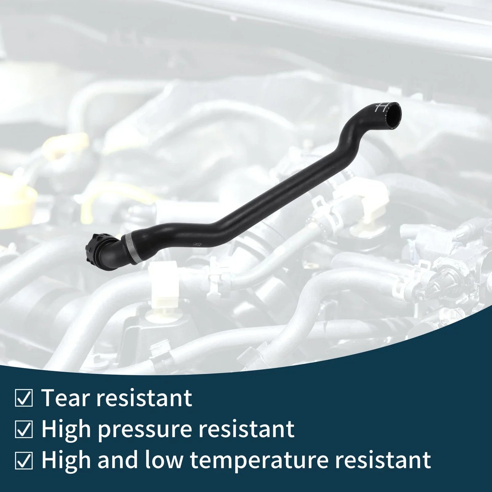 Radiator Hose for Porsche Cayenne 2003-2006 (2 x)