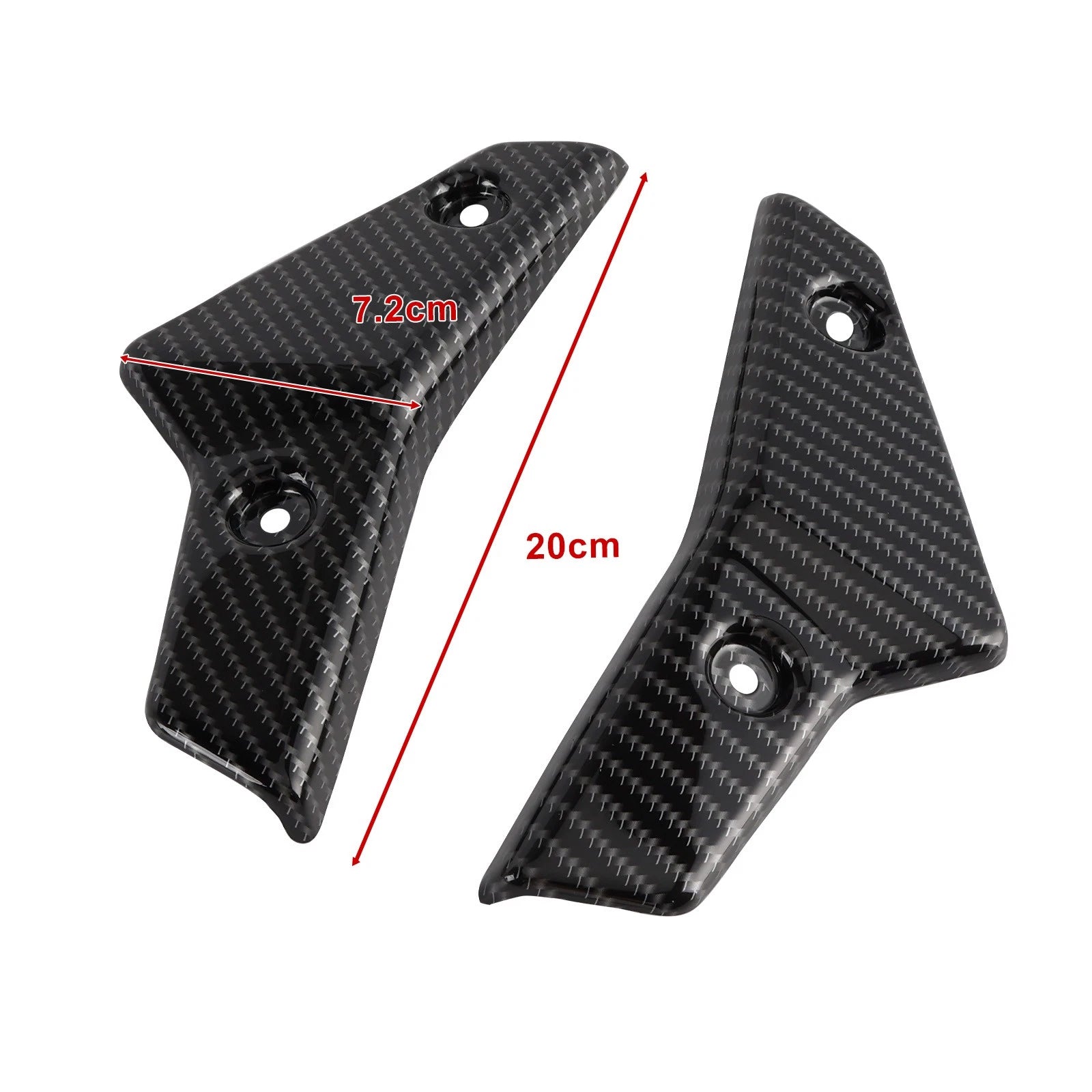 Radiator Side Cover Fairing Panels for Street Triple 765 R/RS (2020–2022) Carbon