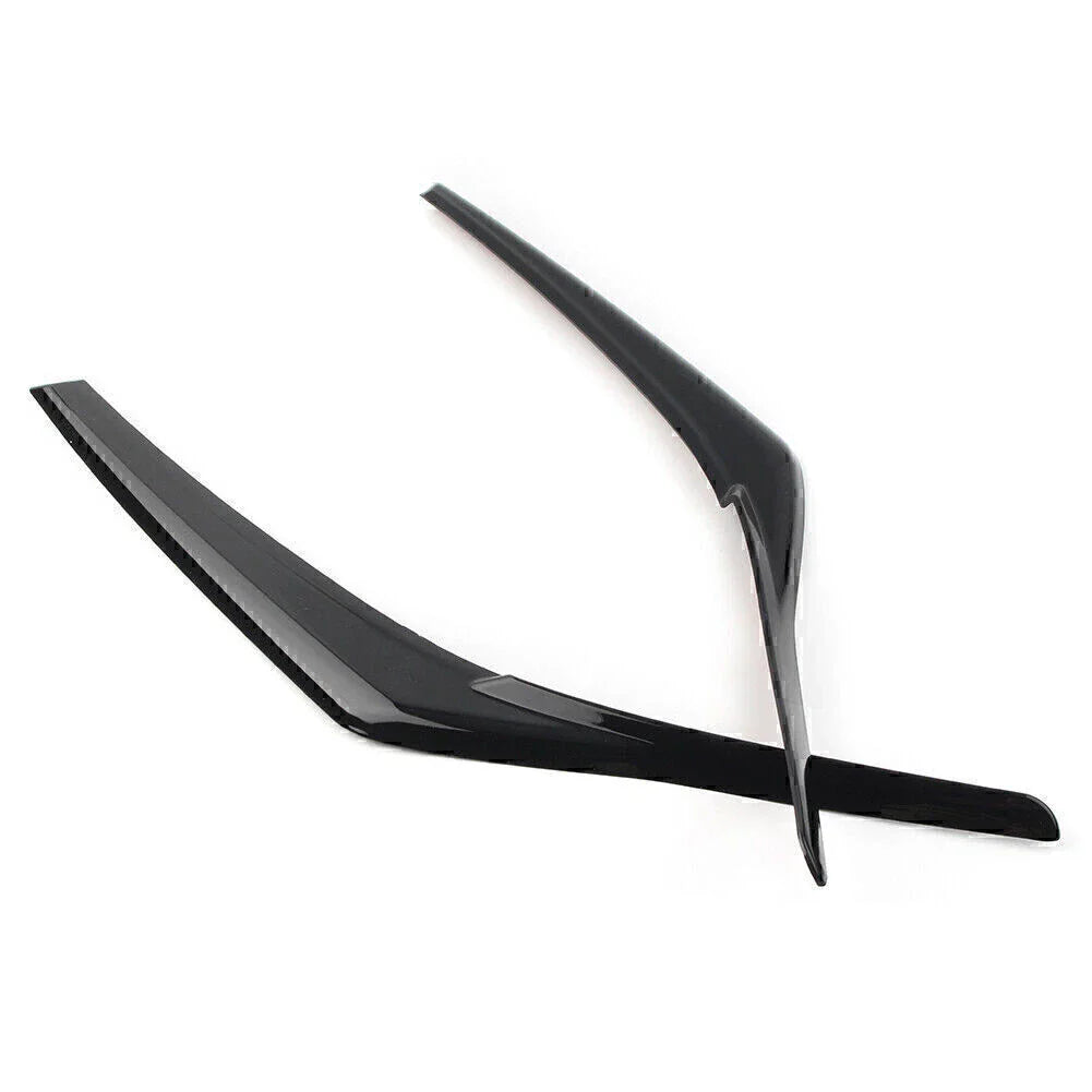Black Headlight Eyebrow Trim for Toyota Camry SE XSE (2018-2020)