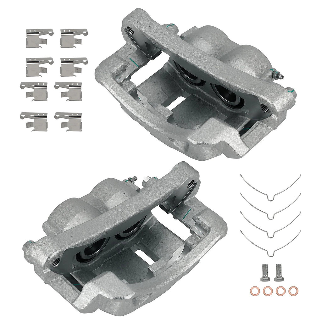 Front Complete Disc Brake Caliper Kit for Ford Super Duty F-250 F-350 (1999–2007)