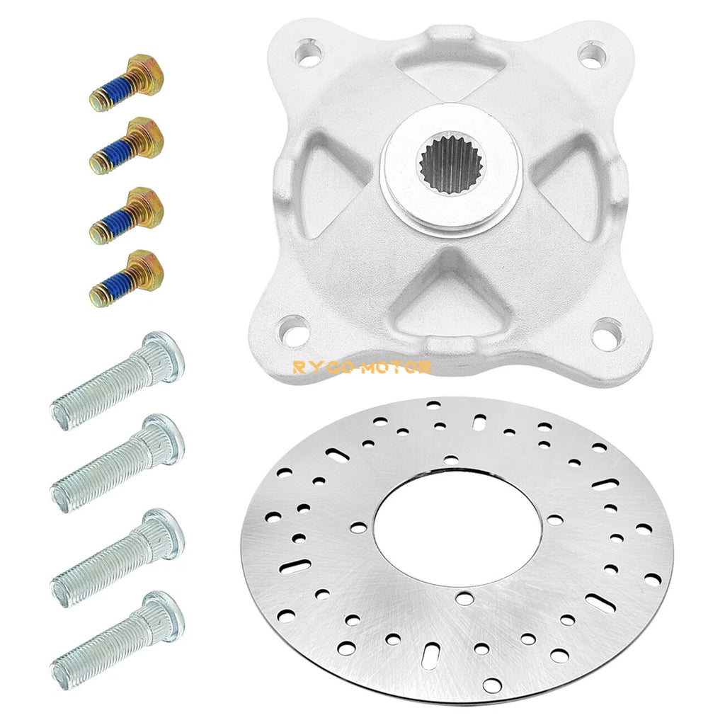 Front Wheel Hub, Studs & Brake Rotor Kit for Polaris Magnum 330 4x4 (2004–2006)