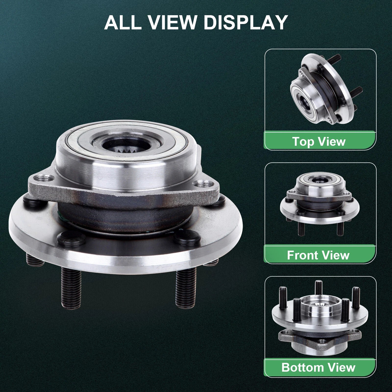 2X Front Wheel Bearing Hub for Mitsubishi Galant (2001–2005)