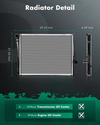 Radiator for BMW Z4 323 325 328 330 (1999–2008) 2.5L 2.8L 3.0L