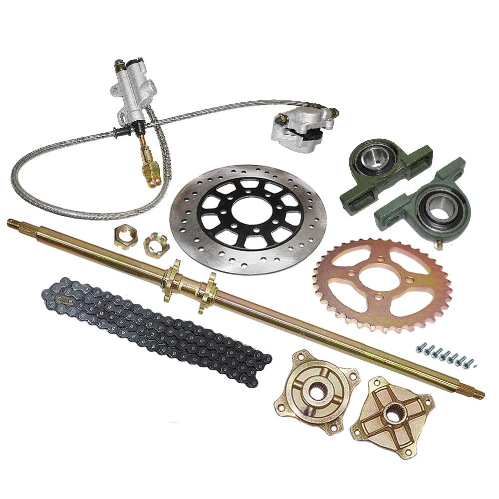 Go Kart Rear Live Axle Kit (29" 32" 44")