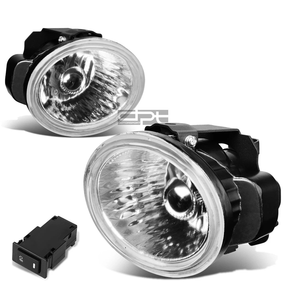 Clear Lens Fog Light Lamp + Switch for Nissan Altima (2002–2004), FX (2005), Murano (2007)