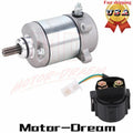 Starter & Relay Solenoid for Honda TRX250TE TRX250 Recon 250 (2002–2007)